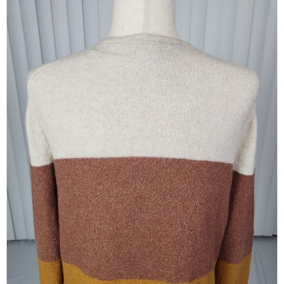 Madewell Kent Colorblock Cardigan Sweater in Coziest Yarn Women's Size XXS - Picture 6 of 11